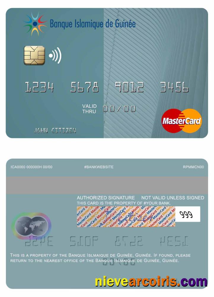 Guinea Banque Islmaique de Guinée mastercard